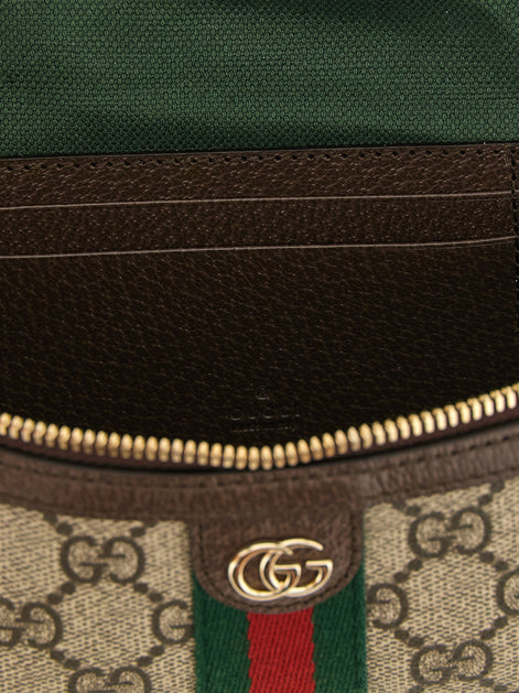 Gucci small Ophidia Vanity Beige Polyethylene Shoulder Bag
