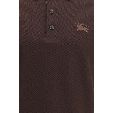 Burberry Brown Cotton Polo Shirt