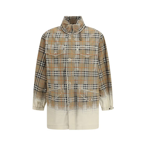 Burberry Beige Cotton Parka