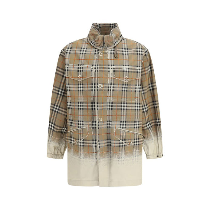 Burberry Beige Cotton Parka