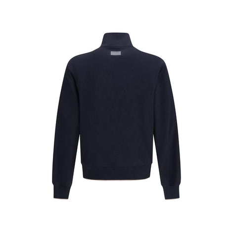 Dolce & Gabbana Blue Polyamide Full-Length Jacket
