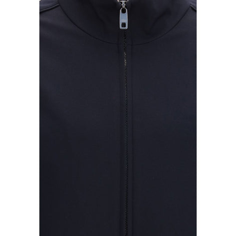 Dolce & Gabbana Blue Polyamide Full-Length Jacket