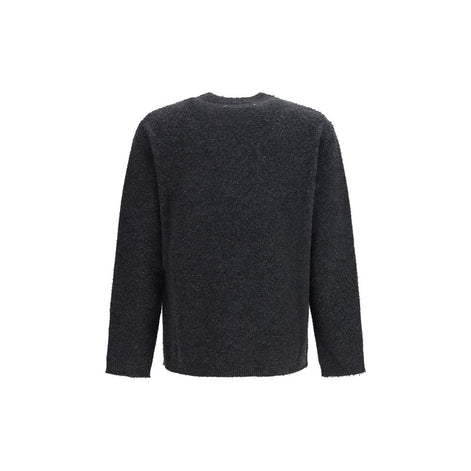 Golden Goose Gray Wool Oves Aries Sweatshirt