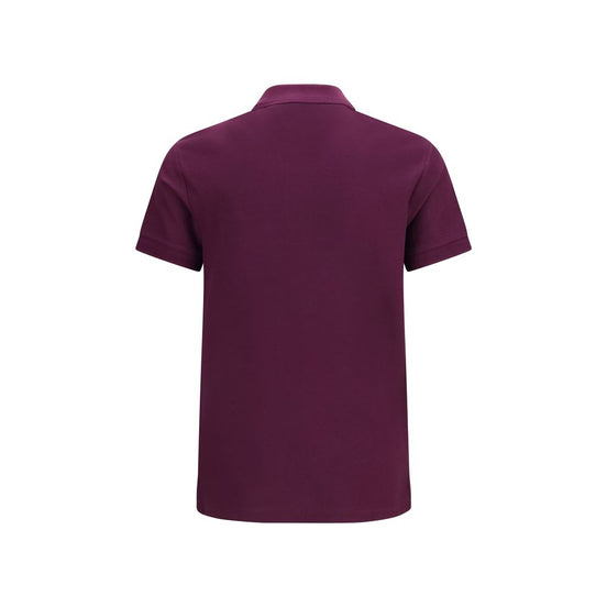 Burberry Purple Cotton Polo Shirt