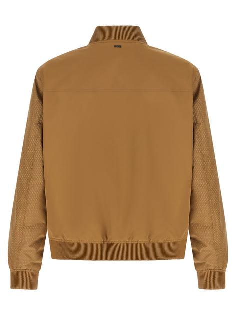 Hugo Boss Beige Polyester Bomber
