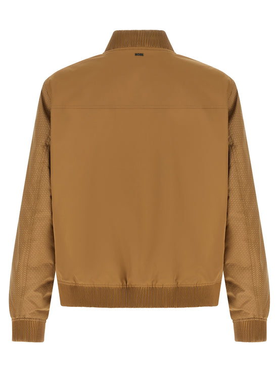 Hugo Boss Beige Polyester Bomber