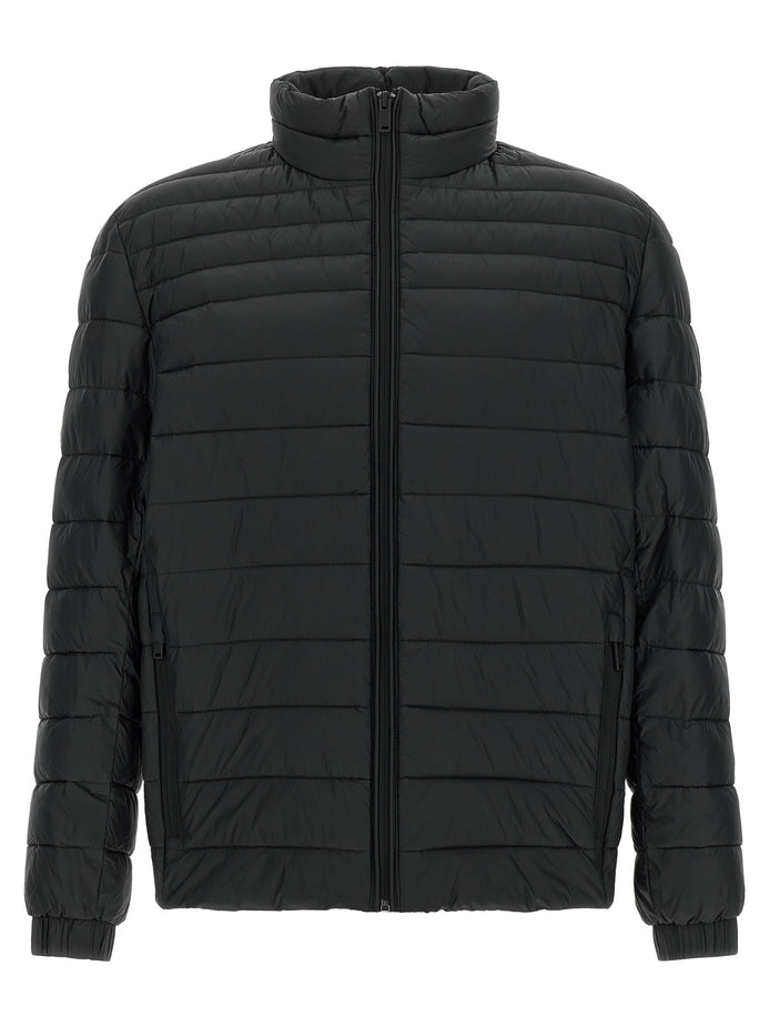 Hugo Boss Black Recycled Polyamide Full-Length Jacket