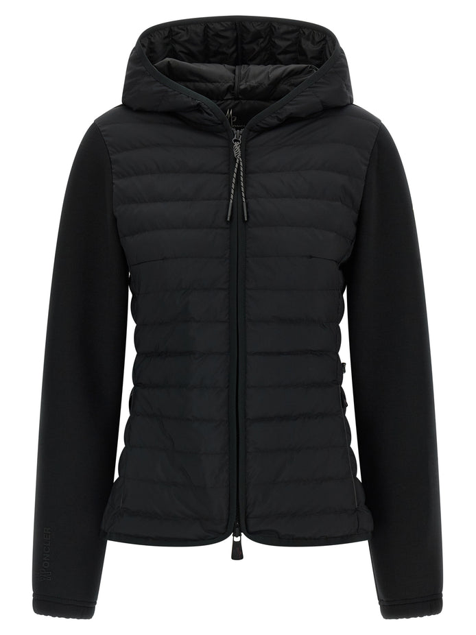 Moncler Grenoble Black Polyamide Full-Length Jacket