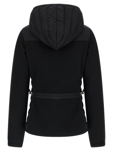 Moncler Grenoble Black Polyamide Full-Length Jacket