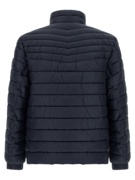 Hugo Boss Blue Polyamide Full-Length Jacket