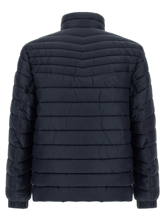 Hugo Boss Blue Polyamide Full-Length Jacket