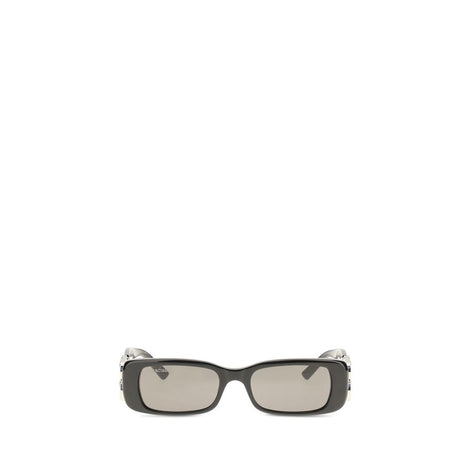 Balenciaga Black Acetate Sunglasses
