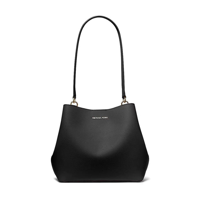 Michael Kors Black Canvas Shoulder Bag