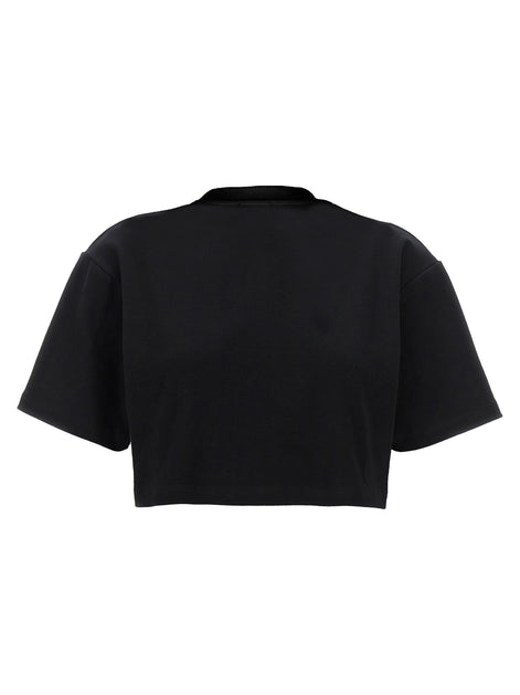 Off-White Black Cotton T-Shirt