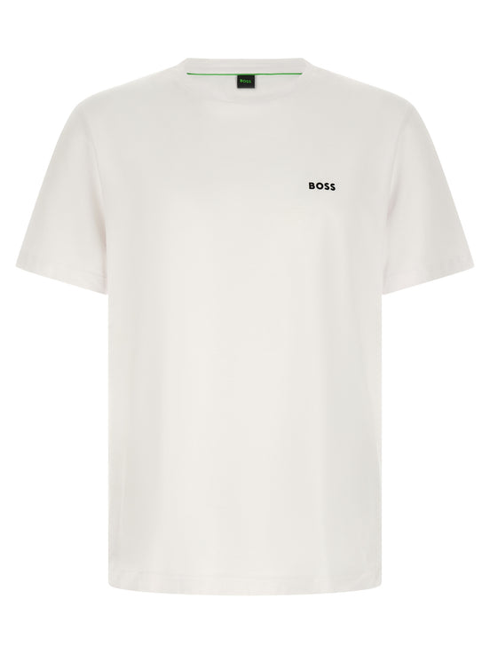 Hugo Boss White Cotton T-Shirt