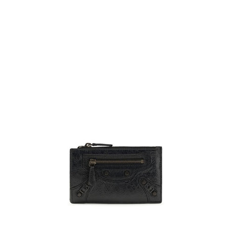 Balenciaga Black Lamb Ovis Aries Aries Wallet