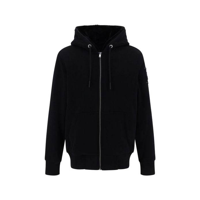 Moose Knuckles Black Polyester Hoodie