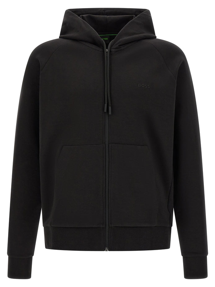 Hugo Boss Black Cotton Sweatshirt