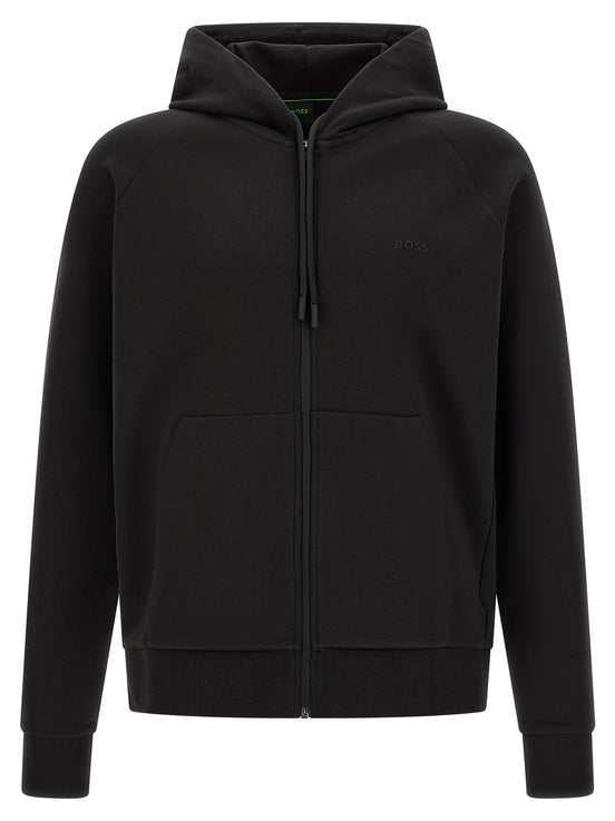 Hugo Boss Black Cotton Sweatshirt