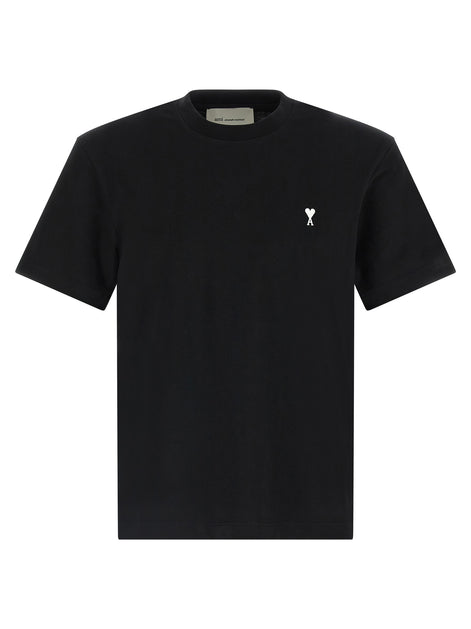 Ami Paris Bicolor Cotton T-Shirt