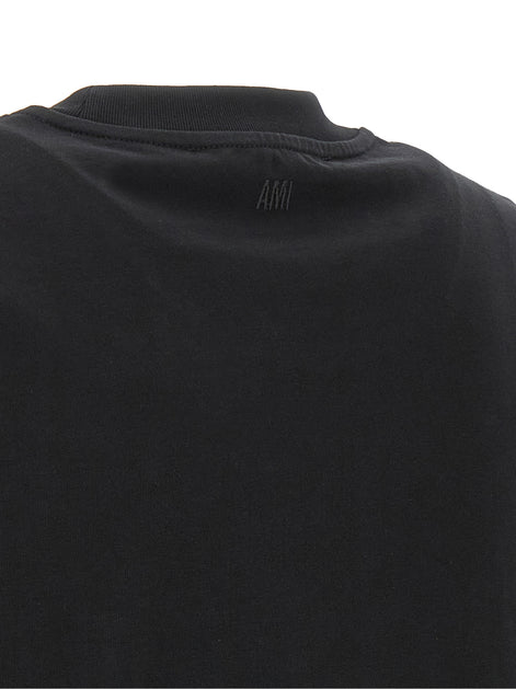 Ami Paris Bicolor Cotton T-Shirt