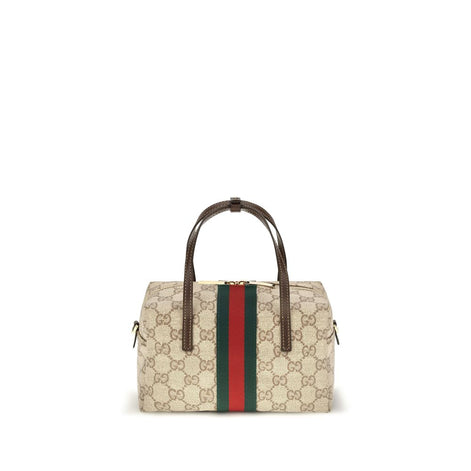 Gucci mini Boston Beige Fabric Handbag