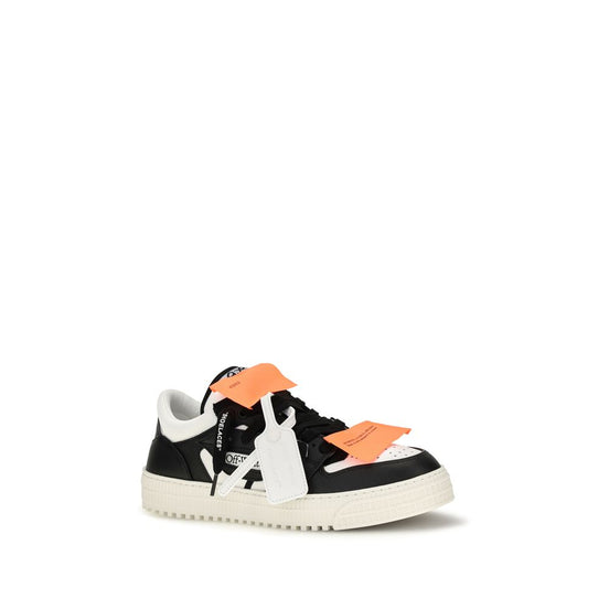 Off-White Multicolor Calf Leather Bos Taurus Low Top Sneakers
