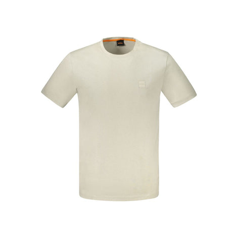 Hugo Boss Beige Cotton Men's T-Shirt