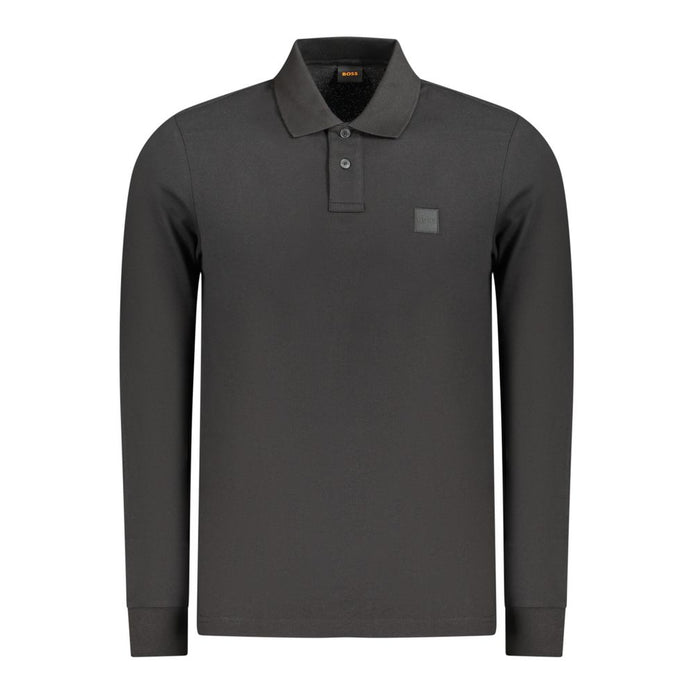 Hugo Boss Black Cotton Men's Polo Shirt