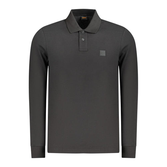 Hugo Boss Black Cotton Men's Polo Shirt