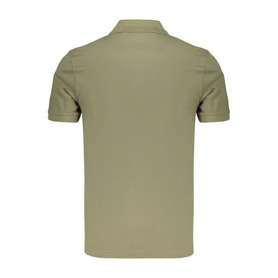 Hugo Boss Green Cotton Men's Polo Shirt
