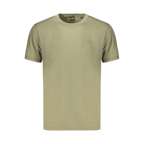 Hugo Boss Green Cotton Men's T-Shirt