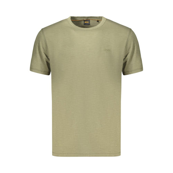 Hugo Boss Green Cotton Men's T-Shirt