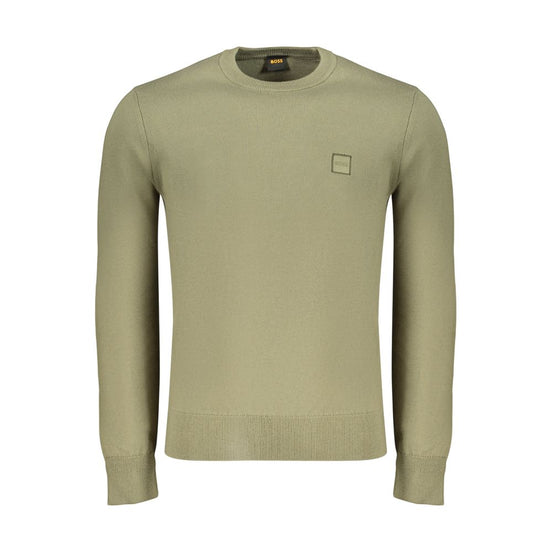 Hugo Boss Green Cotton Men's Shirt
