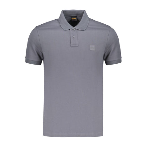 Hugo Boss Blue Cotton Men's Polo Shirt