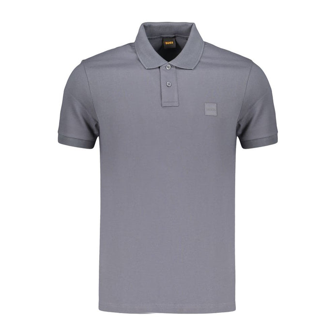 Hugo Boss Blue Cotton Men's Polo Shirt