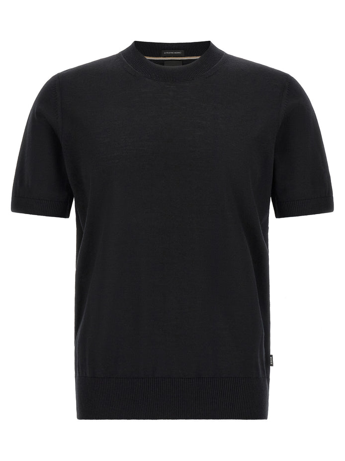 Hugo Boss Black Virgin Wool T-Shirt