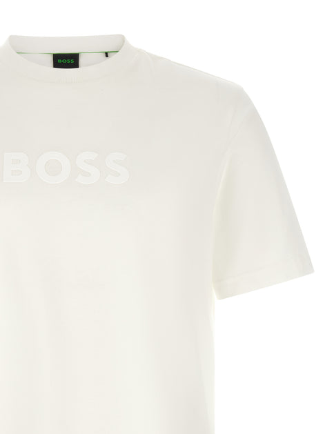 Hugo Boss White Cotton T-Shirt