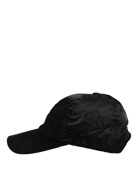 Dolce & Gabbana Men Black DG Monogram Baseball Capello Hat