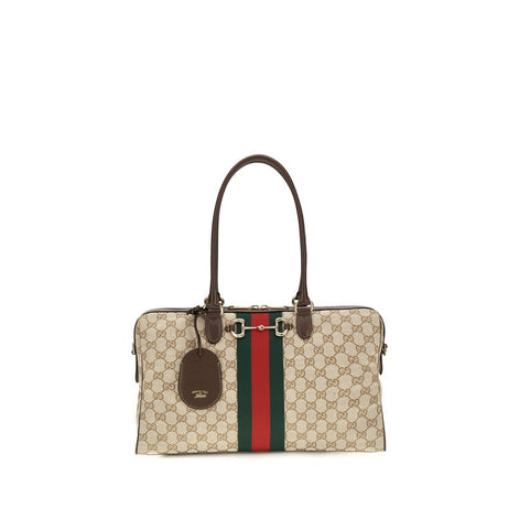Gucci Beige Fabric Handbag