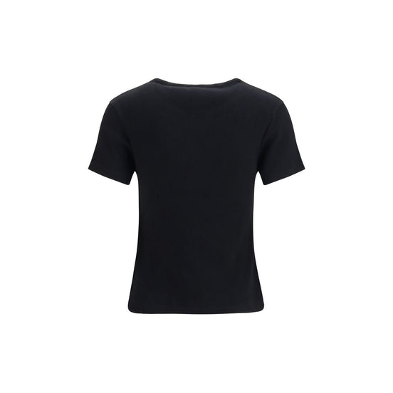 Off-White Black Cotton T-Shirt