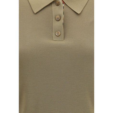 Burberry Bicolor Wool Oves Aries Polo Shirt