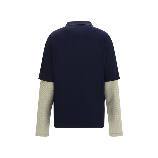 Miu Miu Blue Cotton Sweatshirt