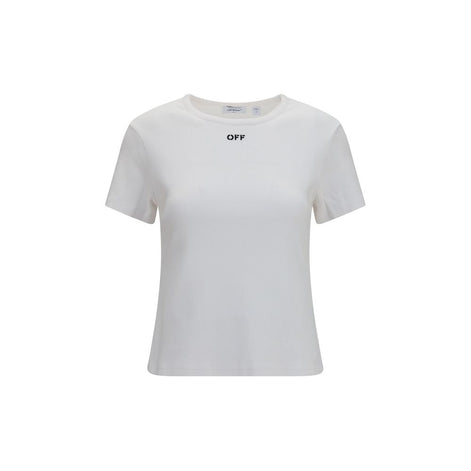 Off-White White Cotton T-Shirt