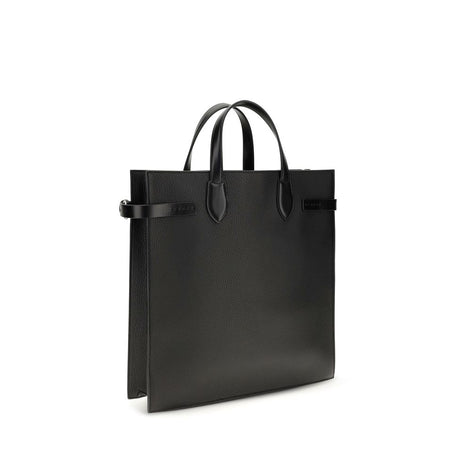 Valentino Garavani Black Calf Leather Bos Taurus Shoulder Bag