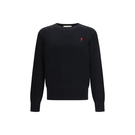 Ami Paris Black Cotton Sweatshirt