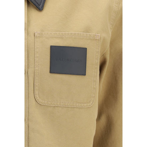 Balenciaga Beige Cotton Full-Length Jacket