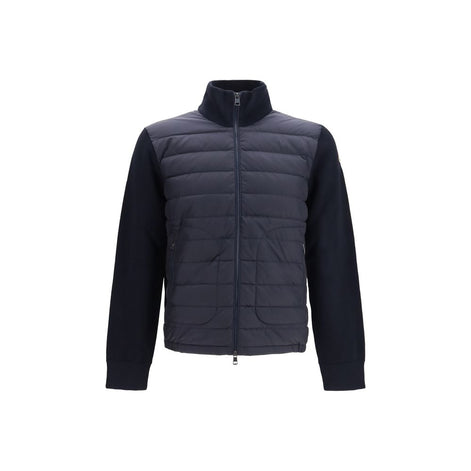 Moncler Blue Goose Down Full-Length Jacket