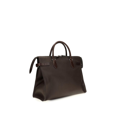 Valentino Garavani Antibes large Brown Leather Shoulder Bag