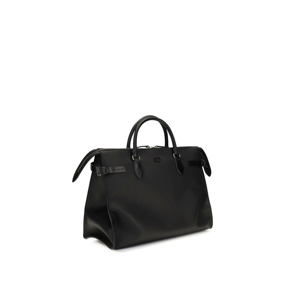 Valentino Garavani Antibes large Black Leather Shoulder Bag